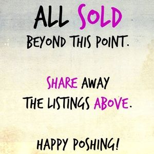 All Sold Beyond this Point